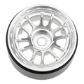 MW1003 Silver 1.0-inch aluminum wheels