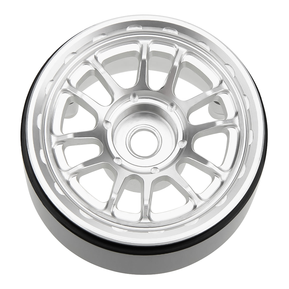 MW1003 Silver 1.0-inch aluminum wheels