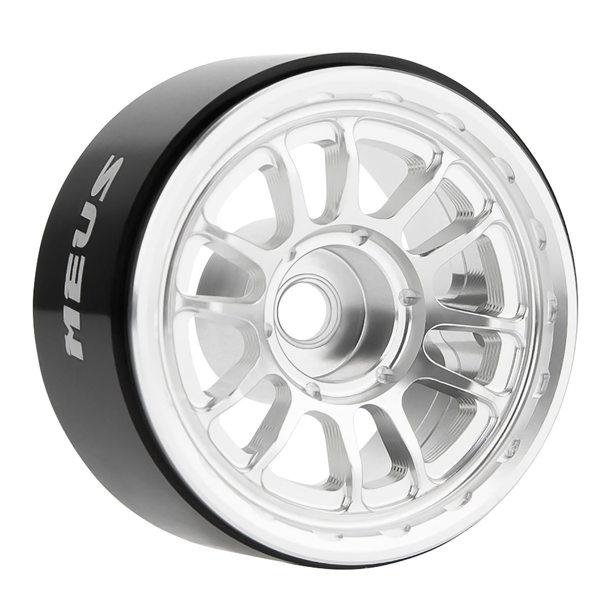MW1003 Silver 1.0-inch aluminum wheels