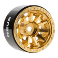 MW1004 Gold 1.0-inch aluminum wheels