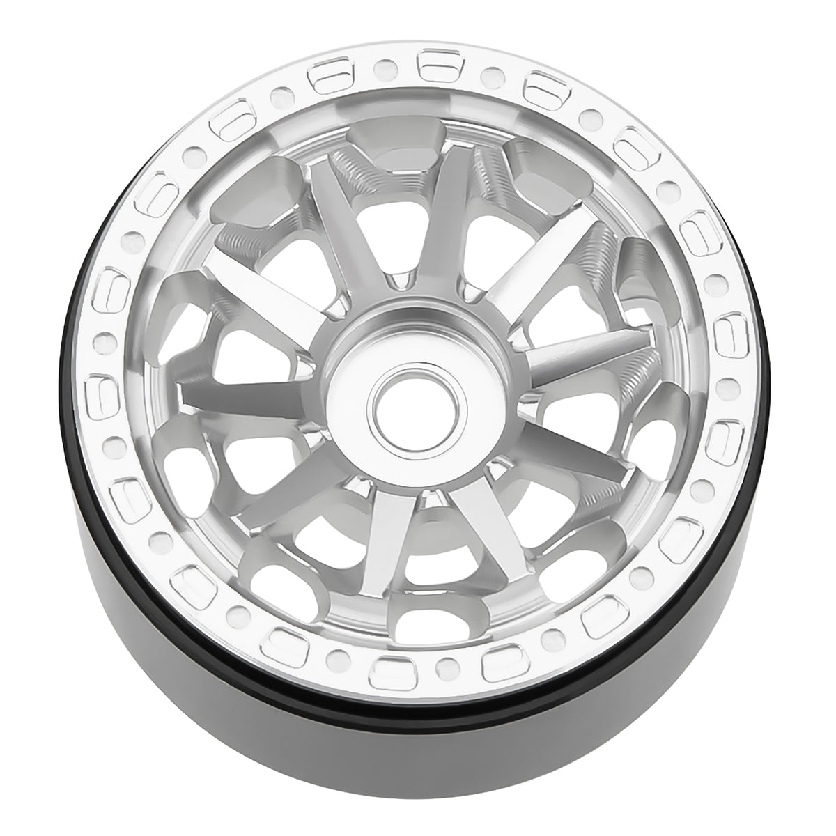 MW1004 Silver 1.0-inch aluminum wheels