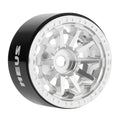 MW1004 Silver 1.0-inch aluminum wheels