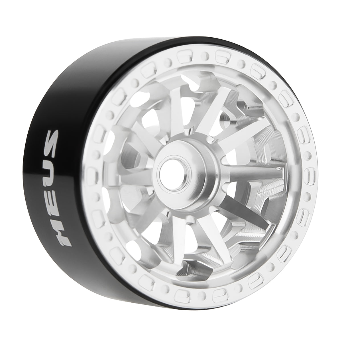 MW1004 Silver 1.0-inch aluminum wheels