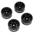 MW1004 black 1.0-inch aluminum wheels