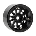 MW1004 black 1.0-inch aluminum wheels