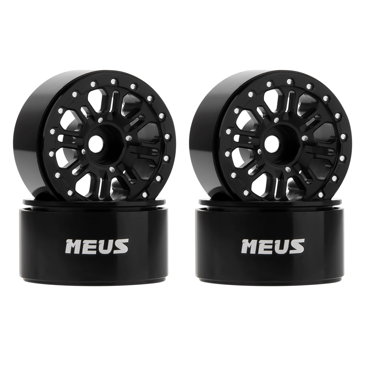 MW1005 Black 1.0-inch aluminum wheels