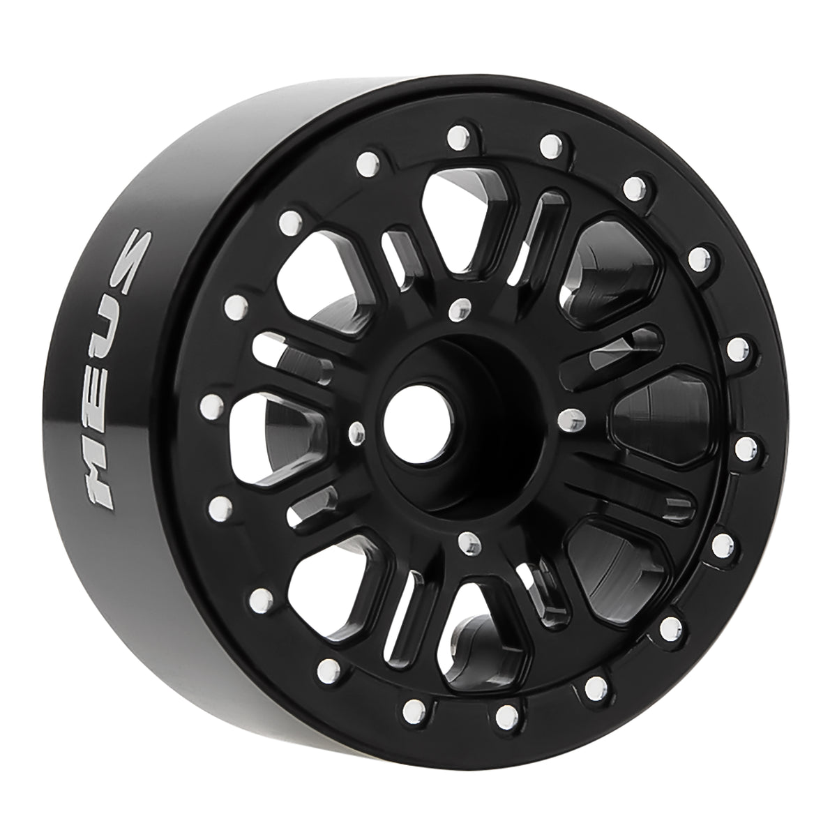 MW1005 Black 1.0-inch aluminum wheels