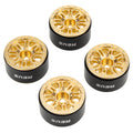 MW1005 Gold 1.0-inch aluminum wheels