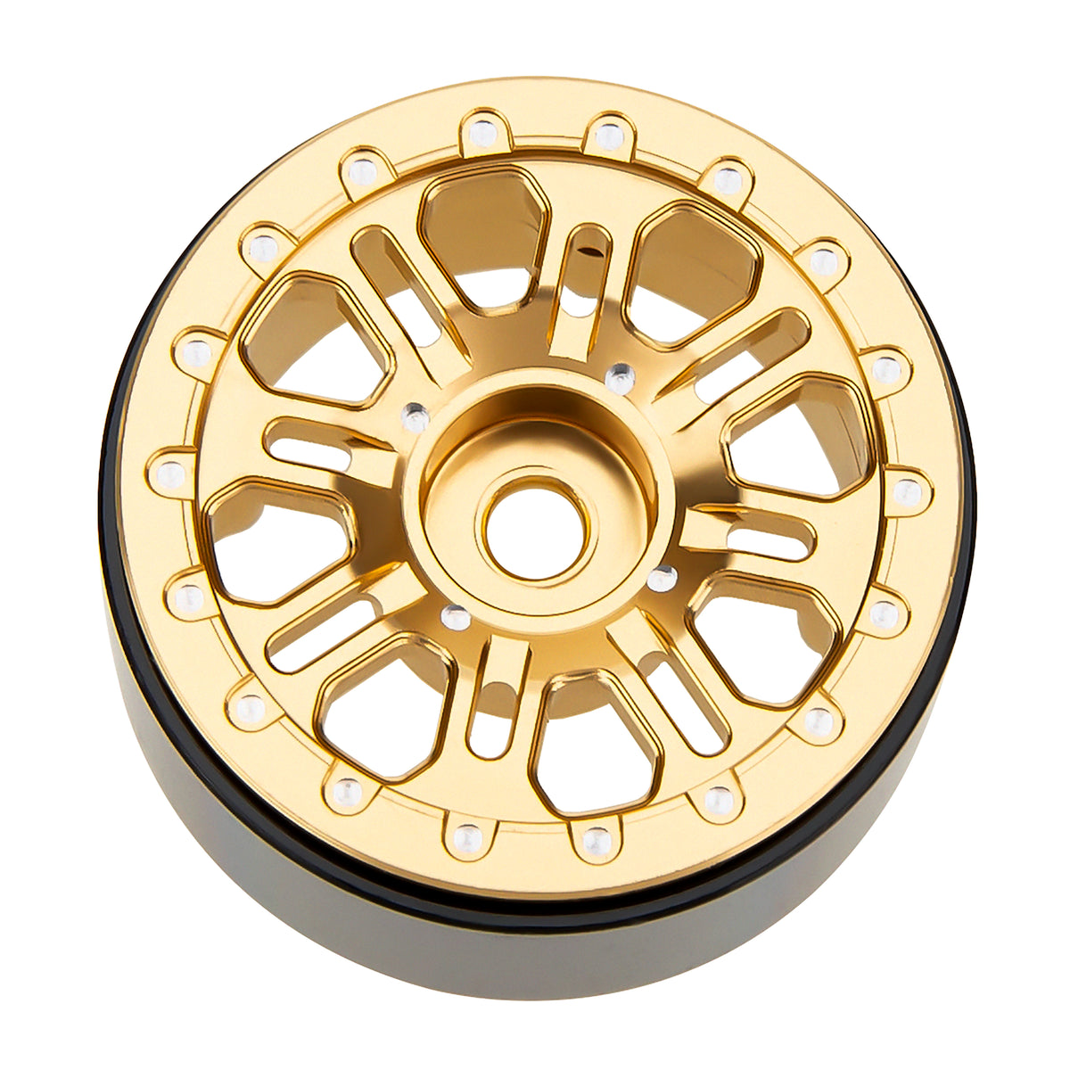 MW1005 Gold 1.0-inch aluminum wheels