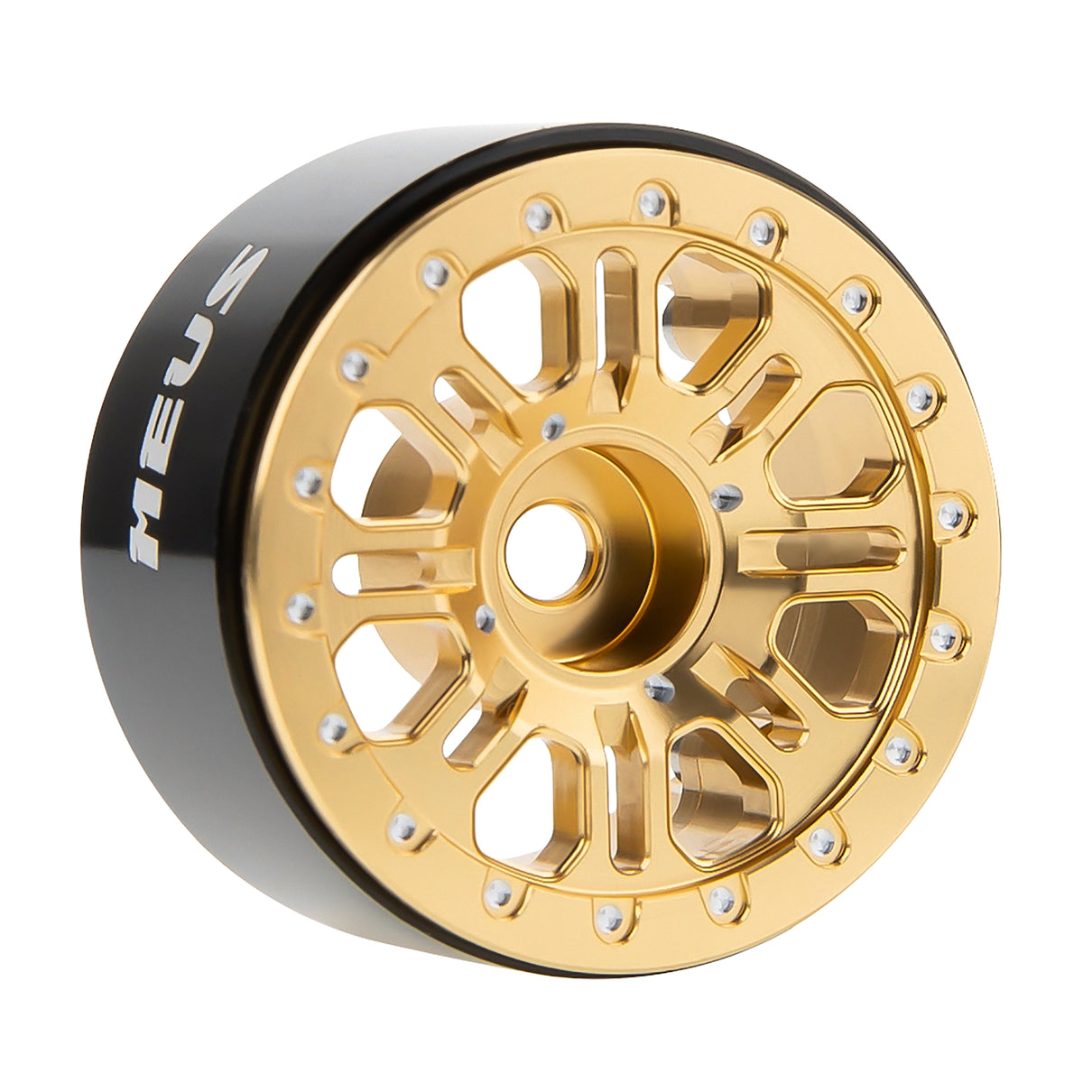 MW1005 Gold 1.0-inch aluminum wheels