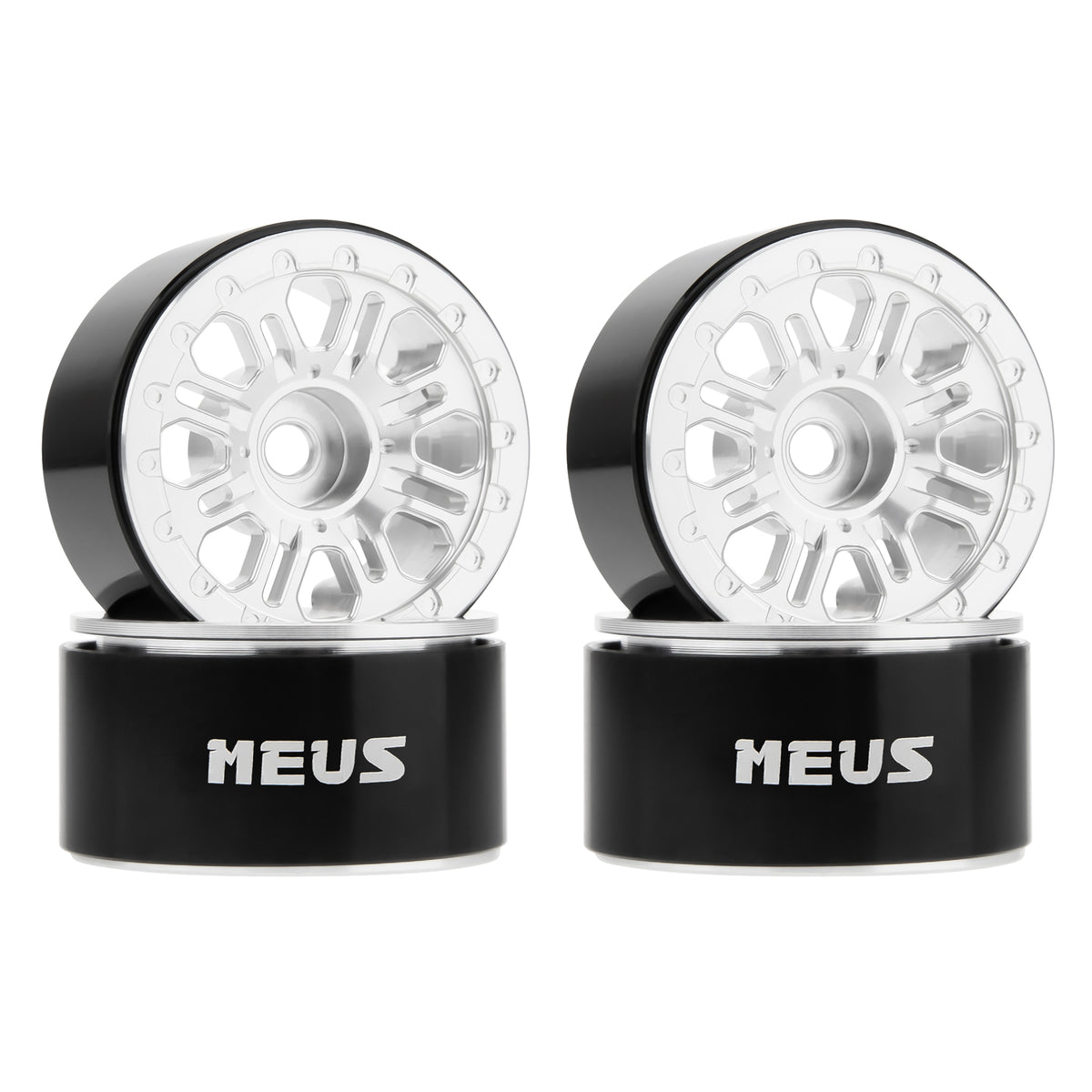 MW1005 Silver 1.0-inch aluminum wheels