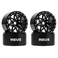 MW1006 Black 1.0-inch aluminum wheels