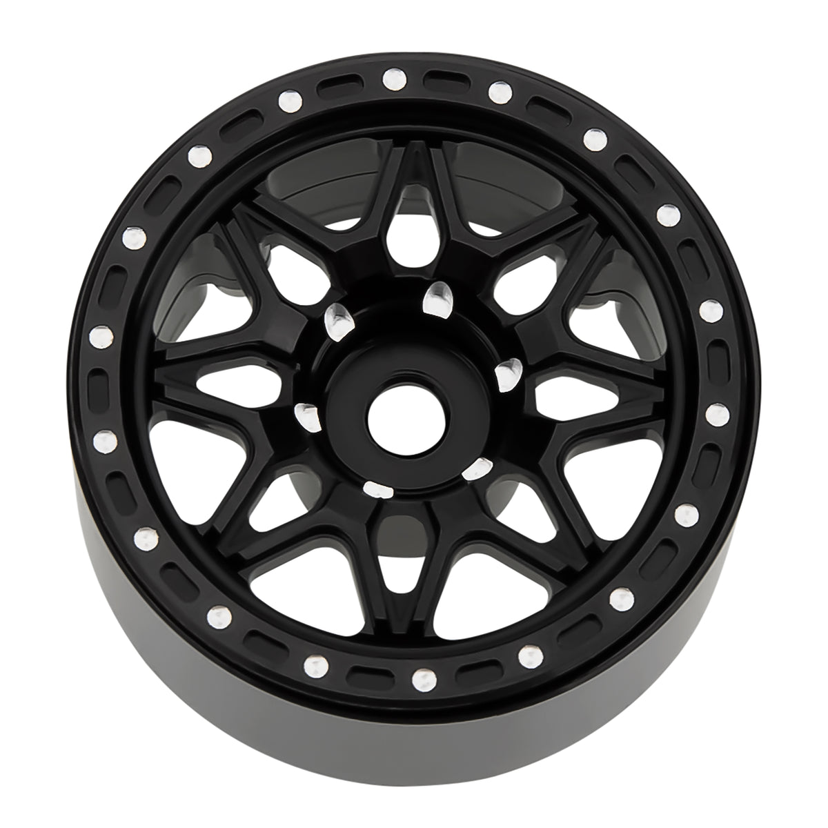 MW1006 Black 1.0-inch aluminum wheels