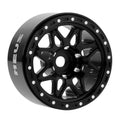 MW1006 Black 1.0-inch aluminum wheels