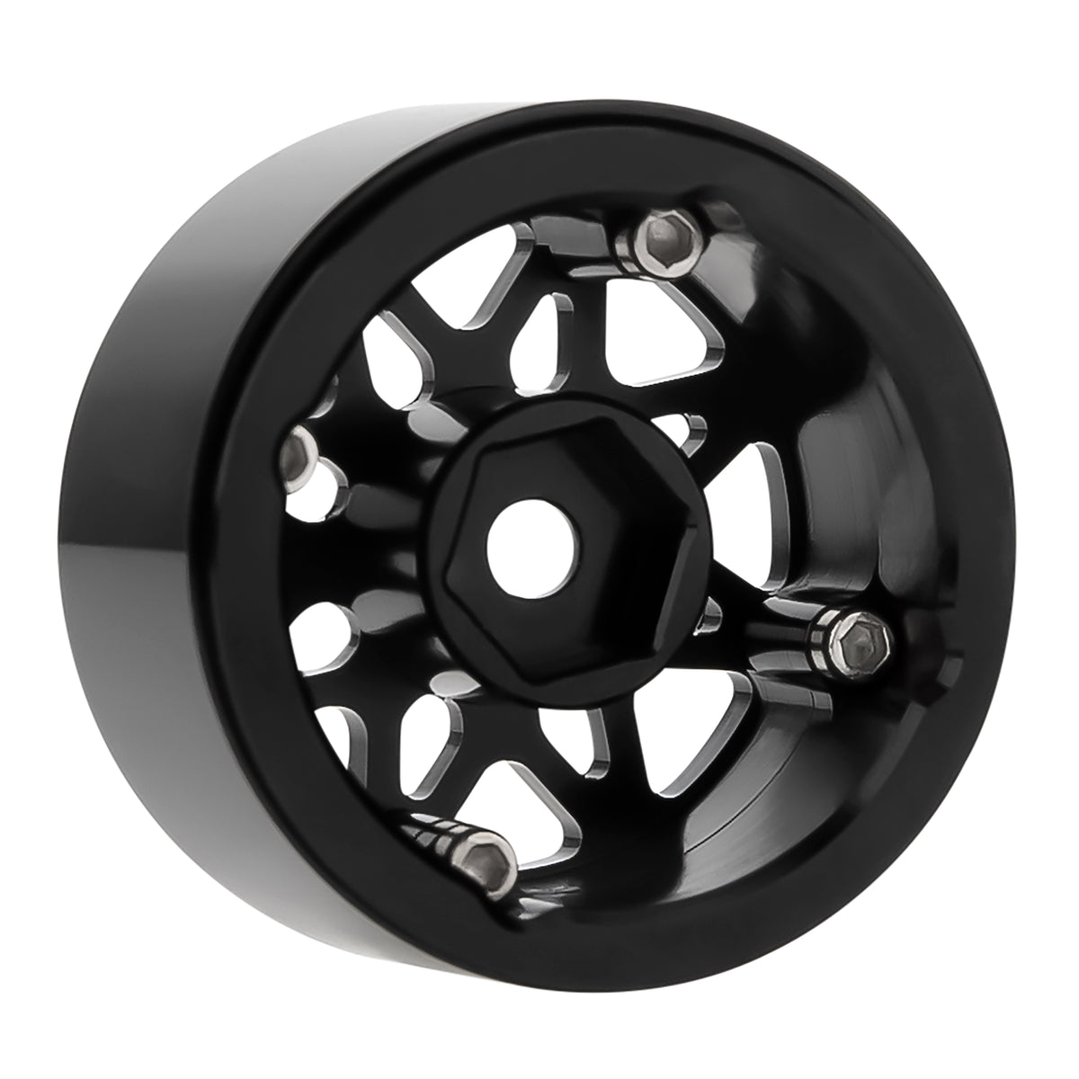 MW1006 Black 1.0-inch aluminum wheels