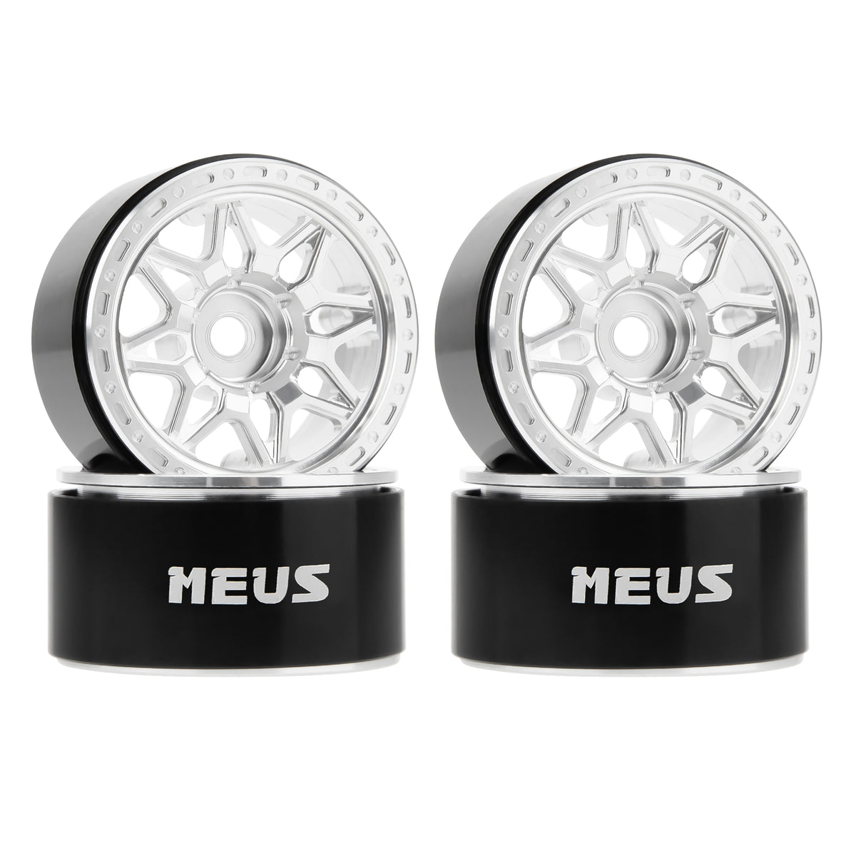 MW1006 Silver 1.0-inch aluminum wheels
