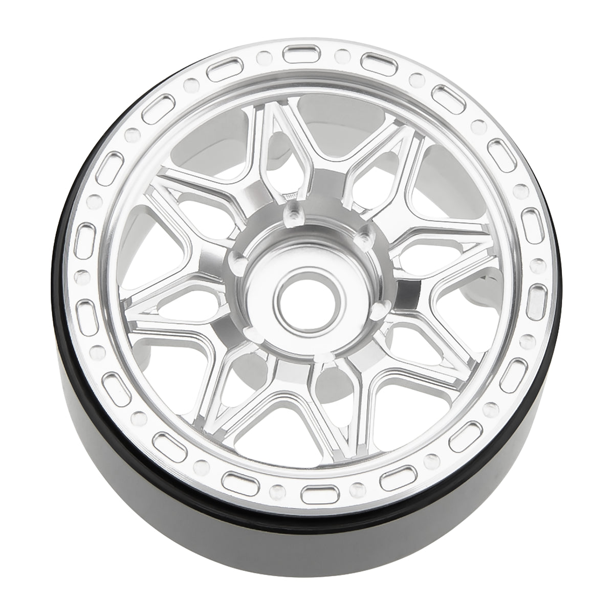MW1006 Silver 1.0-inch aluminum wheels