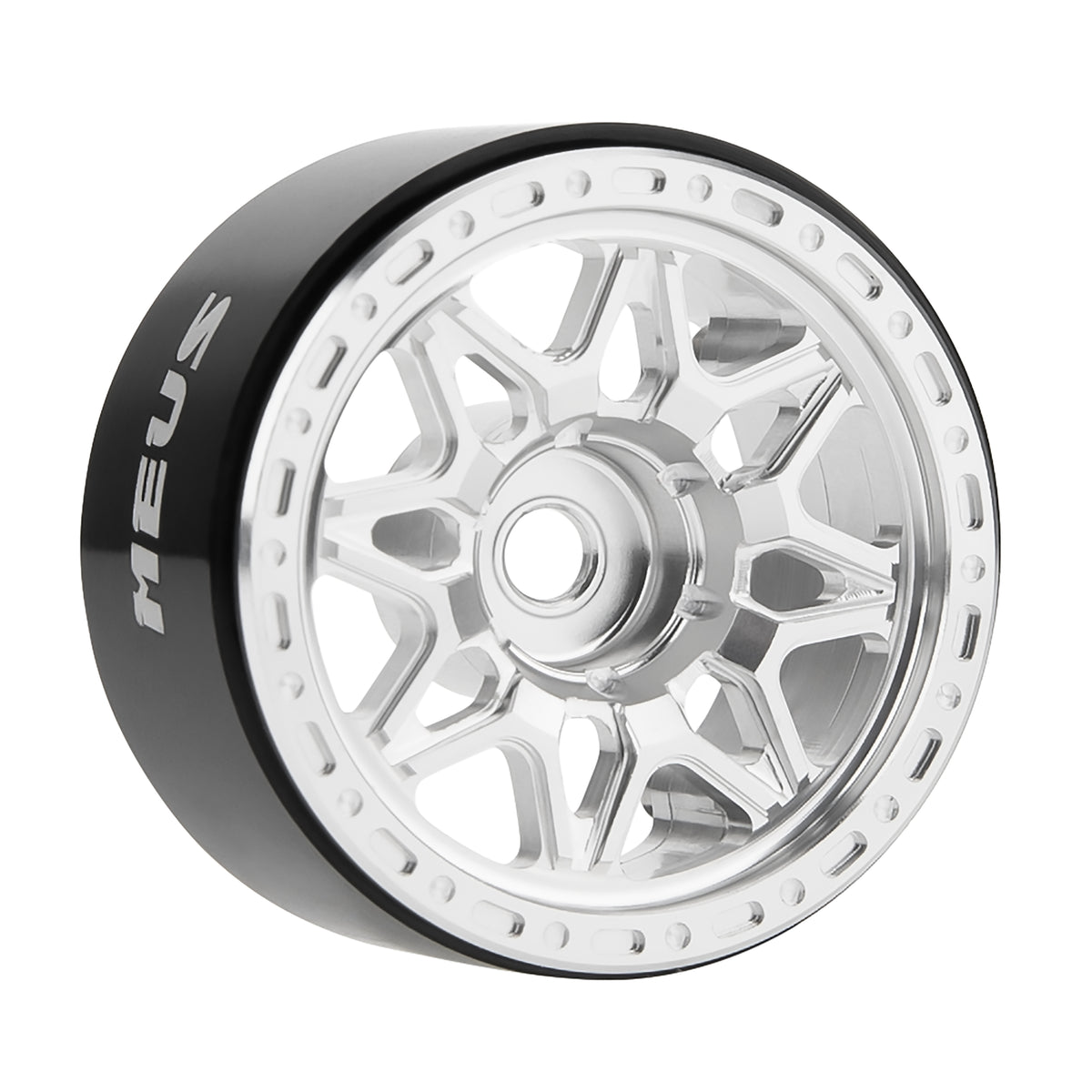 MW1006 Silver 1.0-inch aluminum wheels