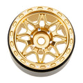 MW1006 gold 1.0-inch aluminum wheels