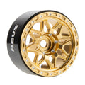 MW1006 gold 1.0-inch aluminum wheels