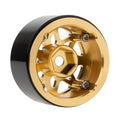 MW1006 gold 1.0-inch aluminum wheels