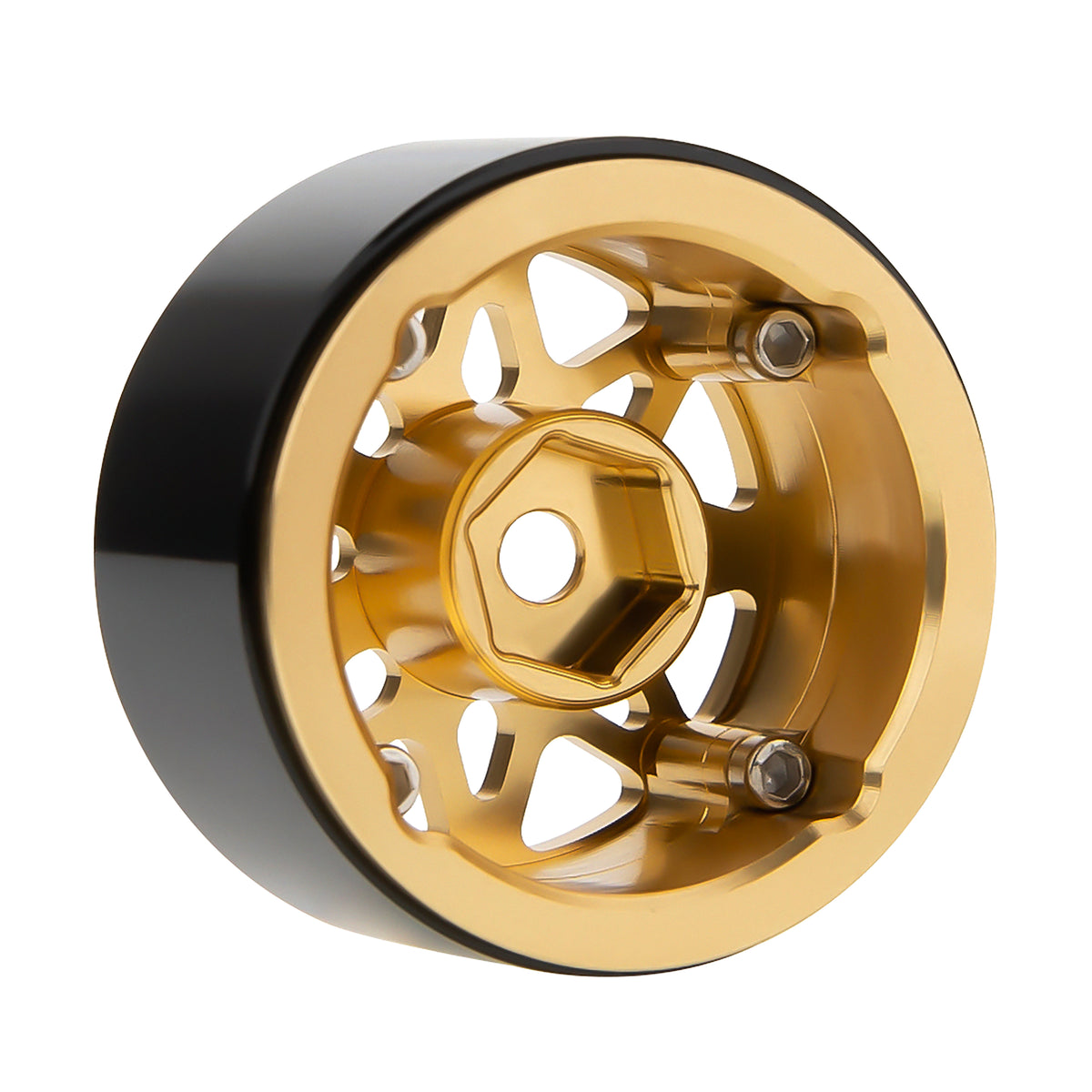 MW1006 gold 1.0-inch aluminum wheels