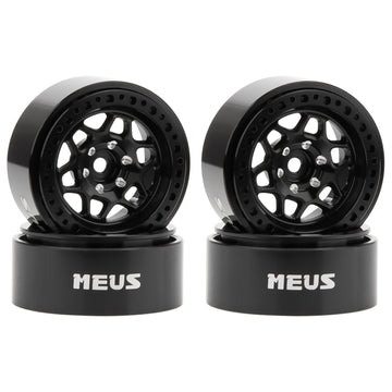 MEUS Racing 1.3-Inch Beadlock Wheels for 1/18 TRX4M 1/24 SCX24 AX24 FCX24 RC Crawlers