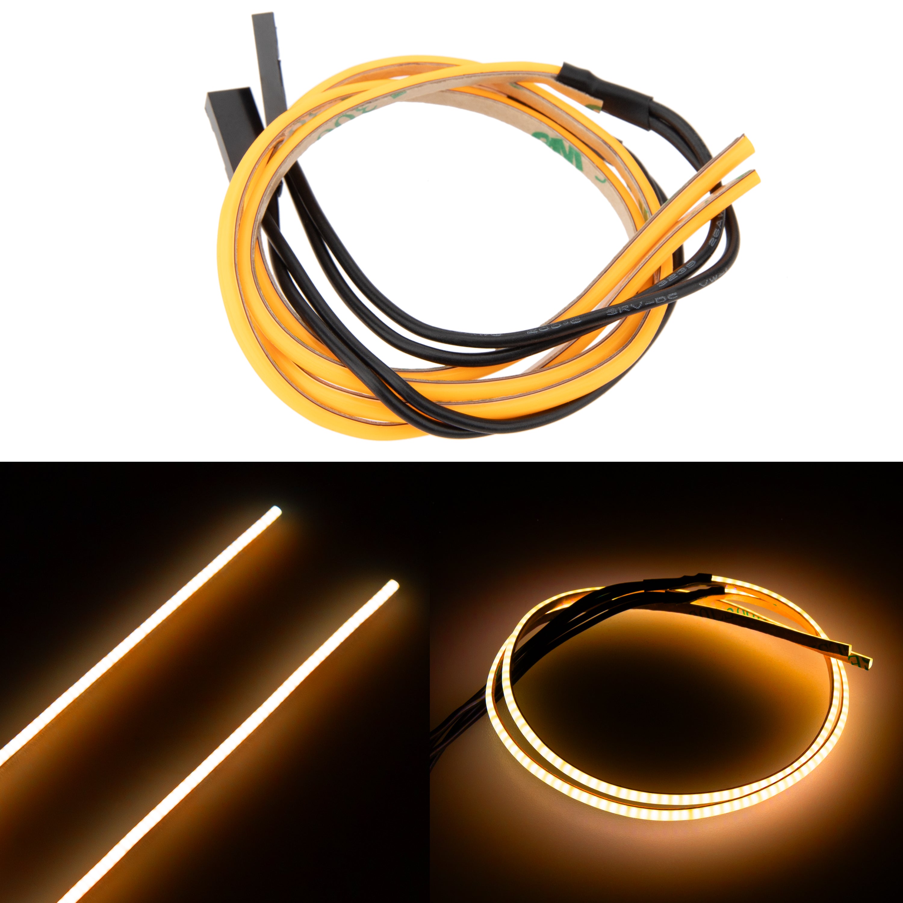 MEUS Racing RC LED Strip Colored Light Strip with Control for 1/18 TRX