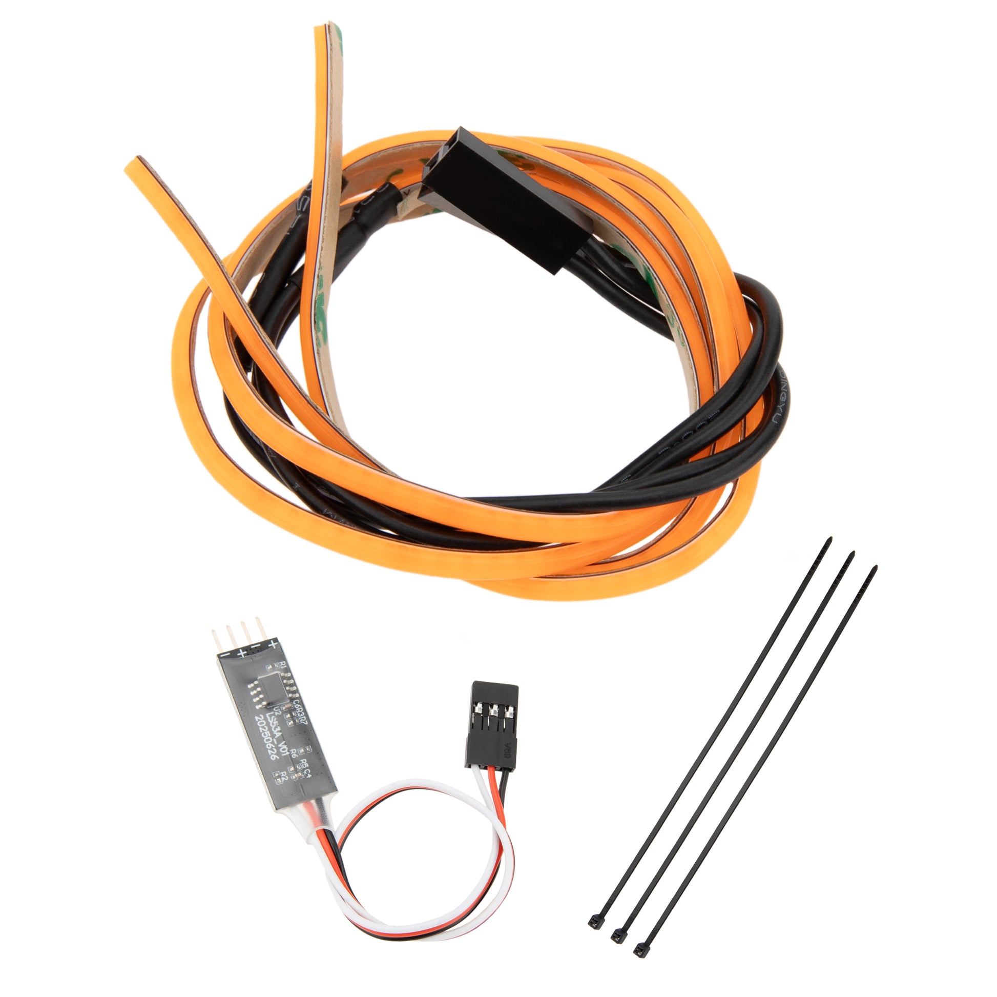 Pink LED Light Stripe with light control