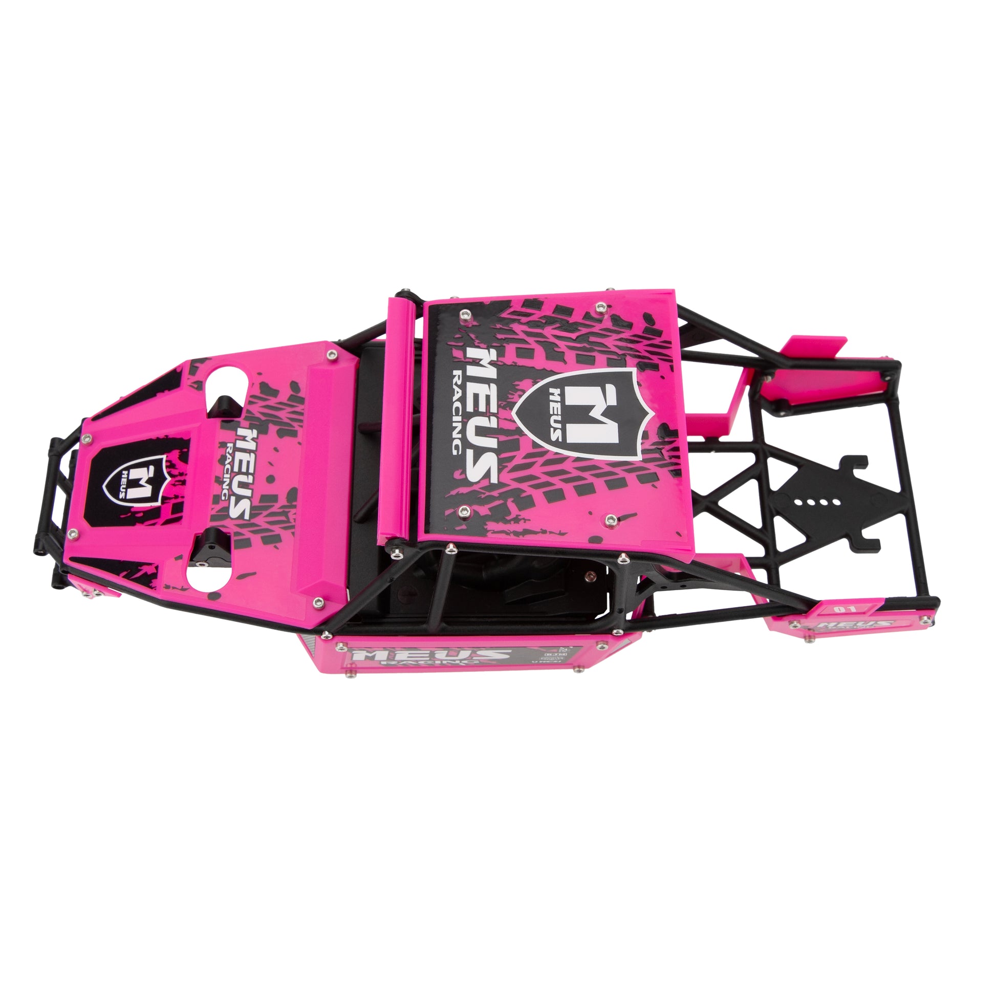 Pink SCX24 Mantis Roll Cage Chassis Body Shell