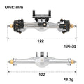 Plated Silver TRX4M Metal ISO Axles Size