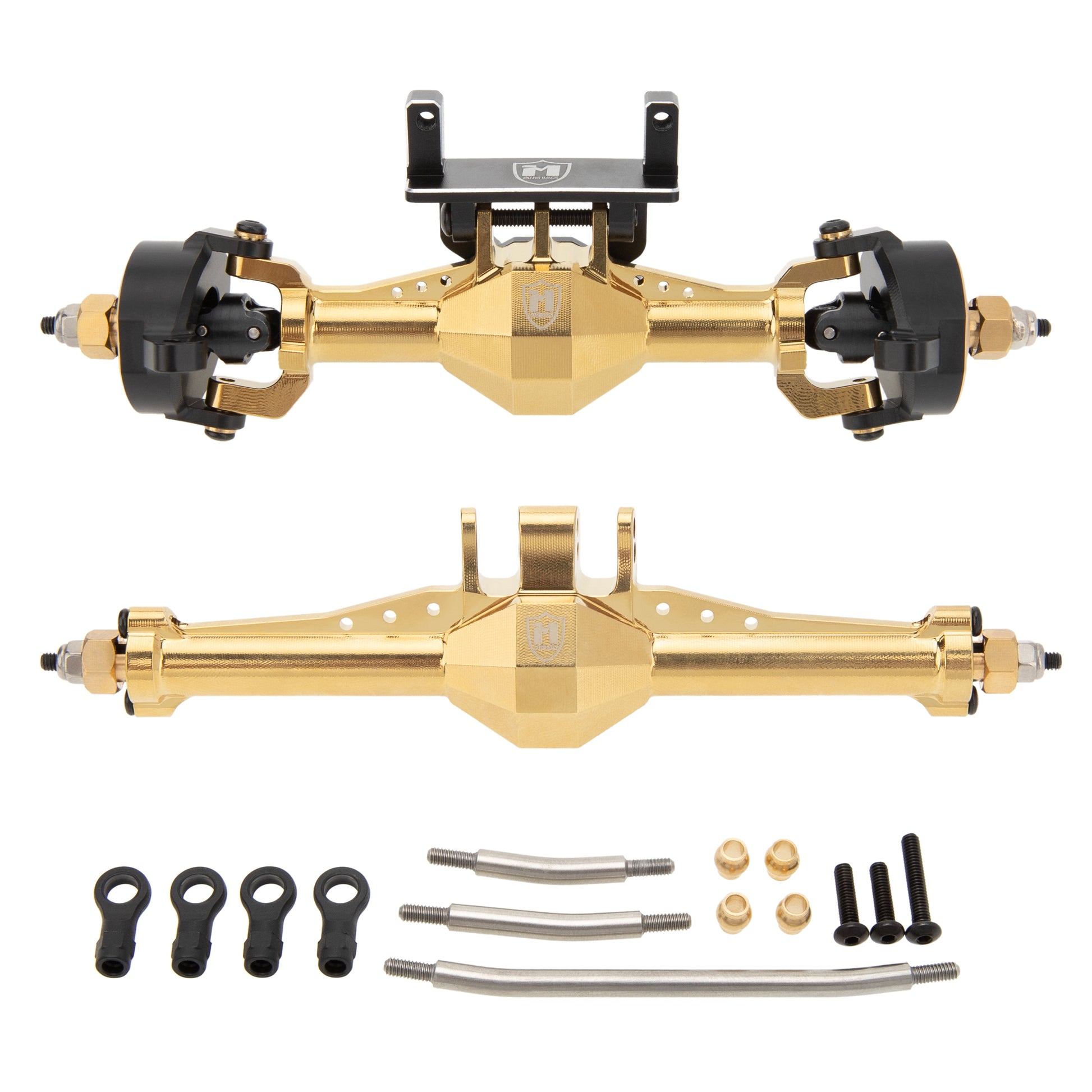 Plated Gold TRX4M Metal ISO Axles