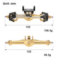 Plated Gold TRX4M Metal ISO Axles Size