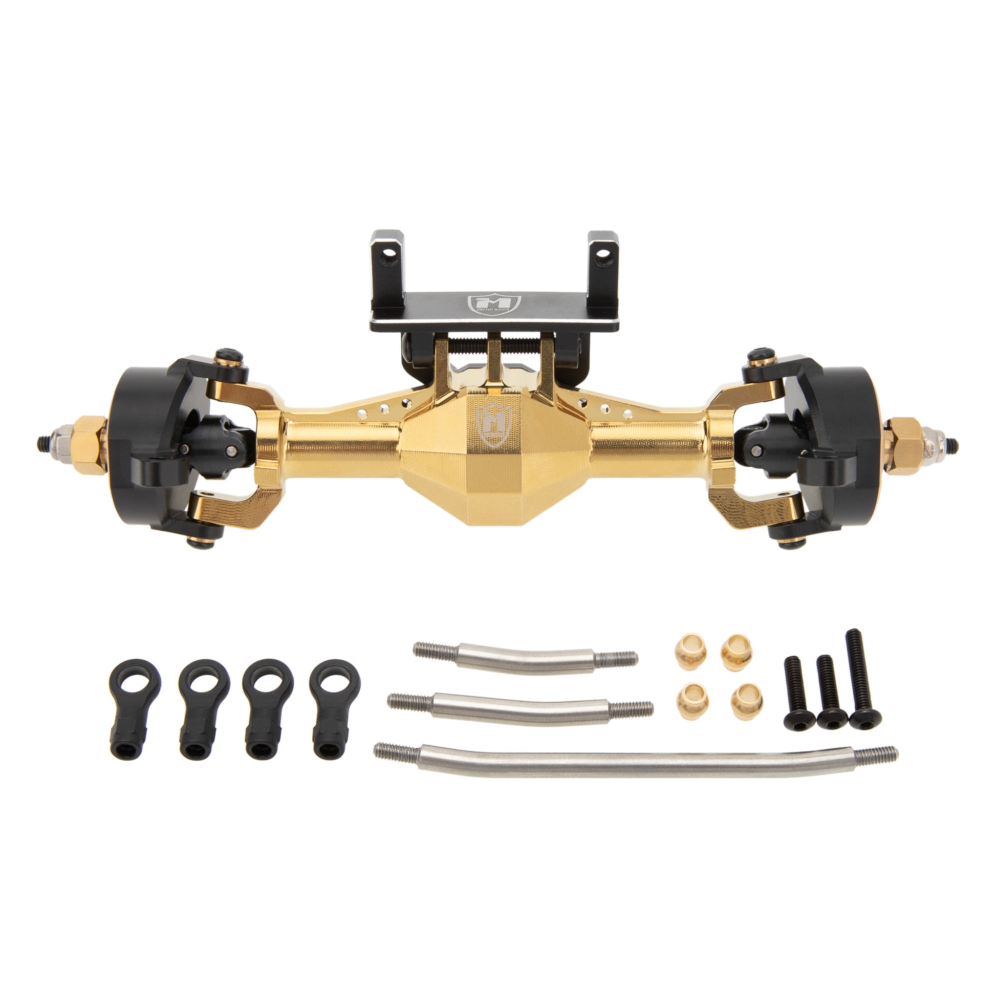 Plated Gold TRX4M isokinetic front axle