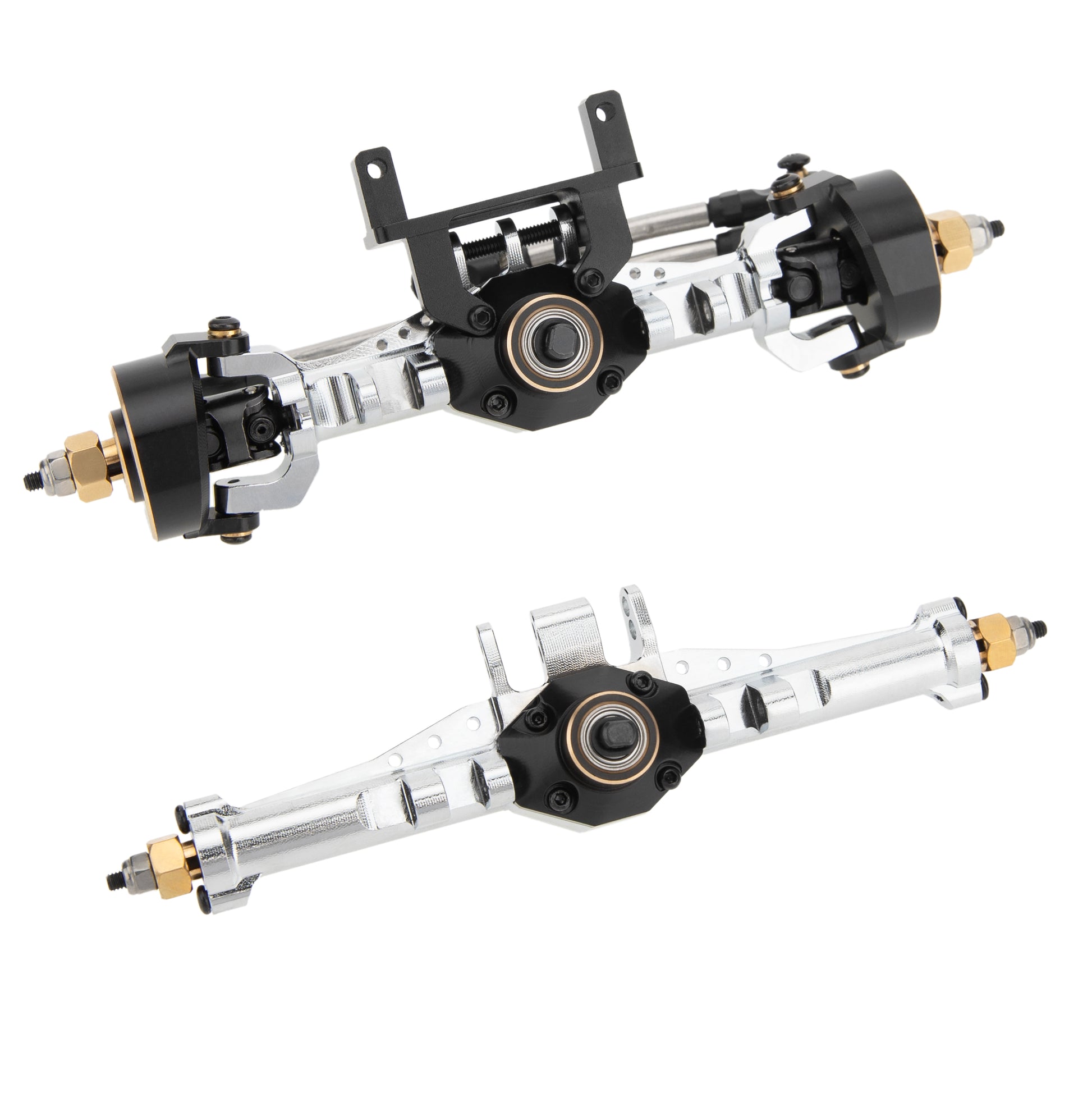Plated Silver TRX4M Metal ISO Axles