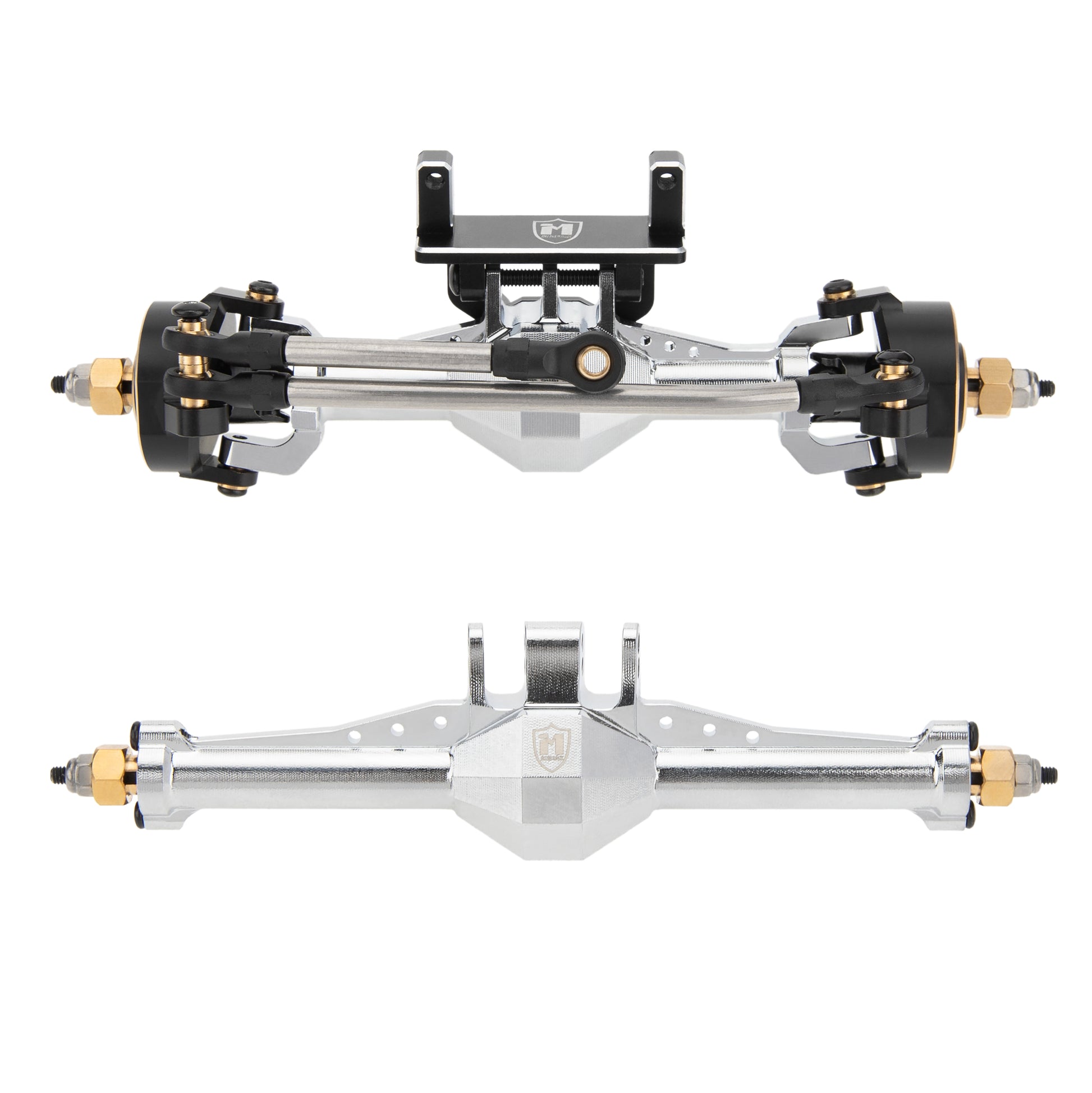 Plated Silver TRX4M Metal ISO Axles