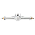 Plated Silver TRX4M Metal ISO Rear Axle 
