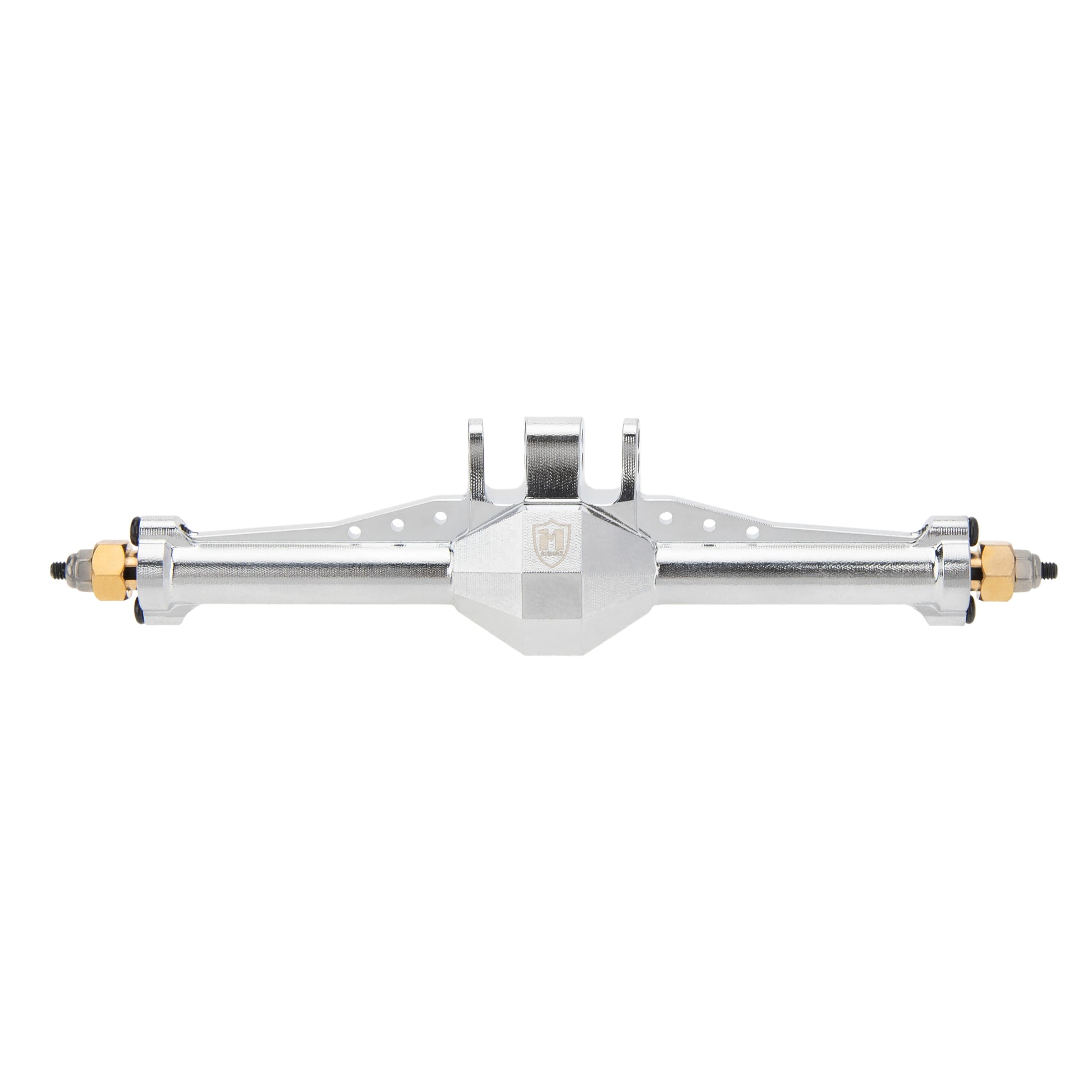 Plated Silver TRX4M Metal ISO Rear Axle 