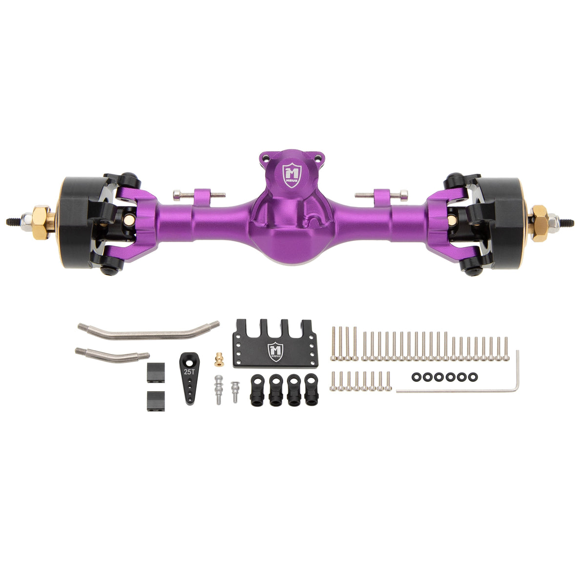 Purple SCX24 Metal V3 Isokinetic front axle 