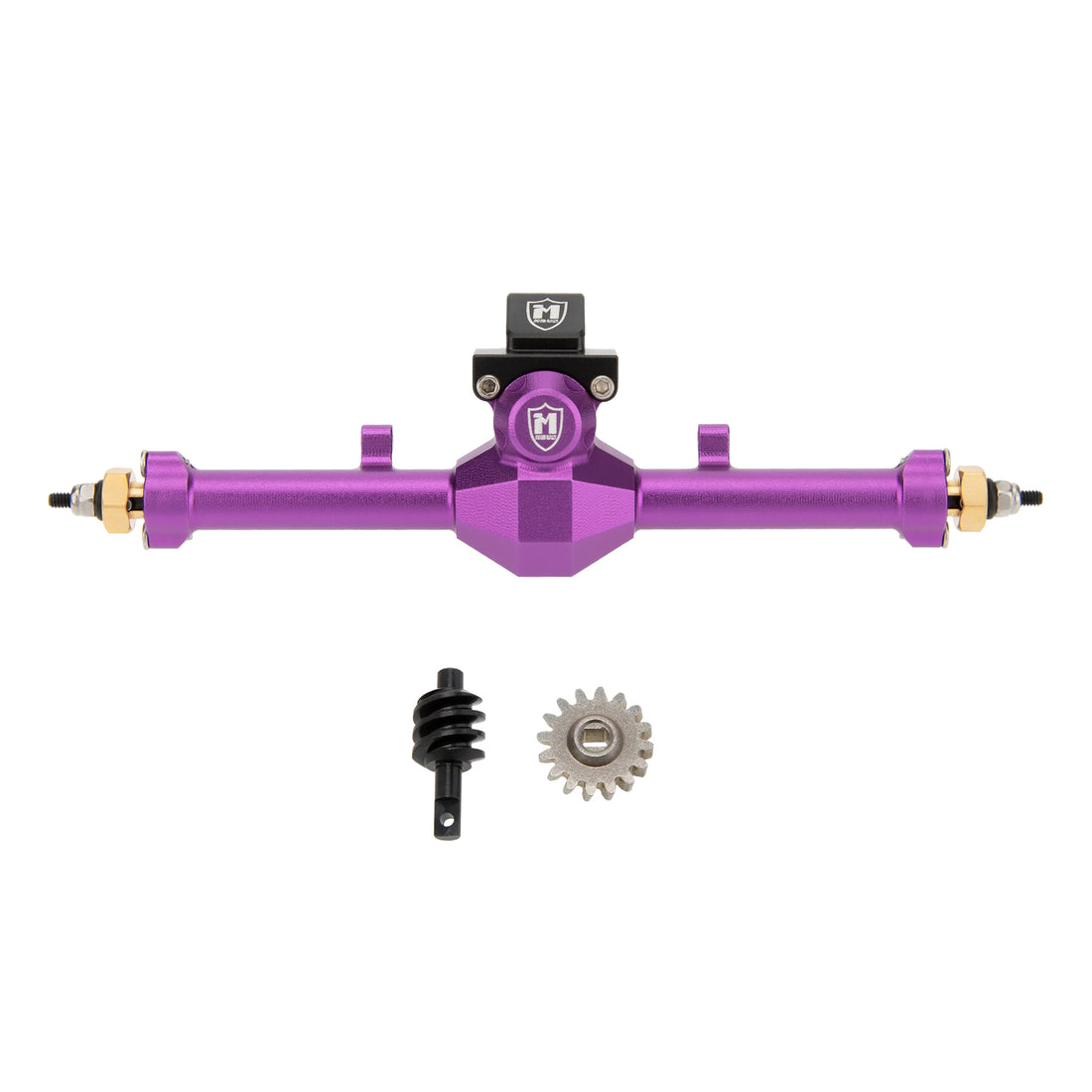 Purple SCX24 Isokinetic rear axle