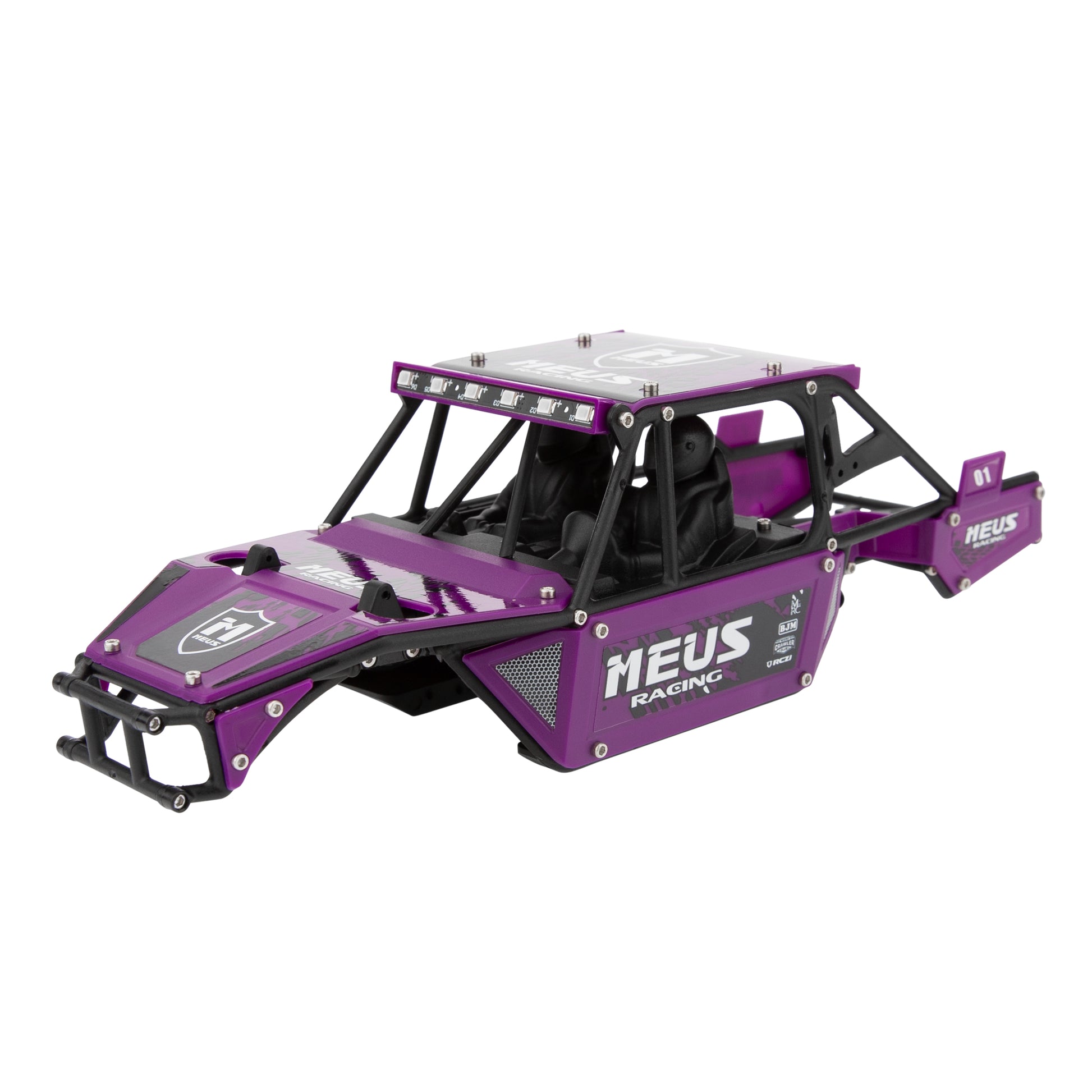 Purple SCX24 Mantis Roll Cage Chassis Body Shell