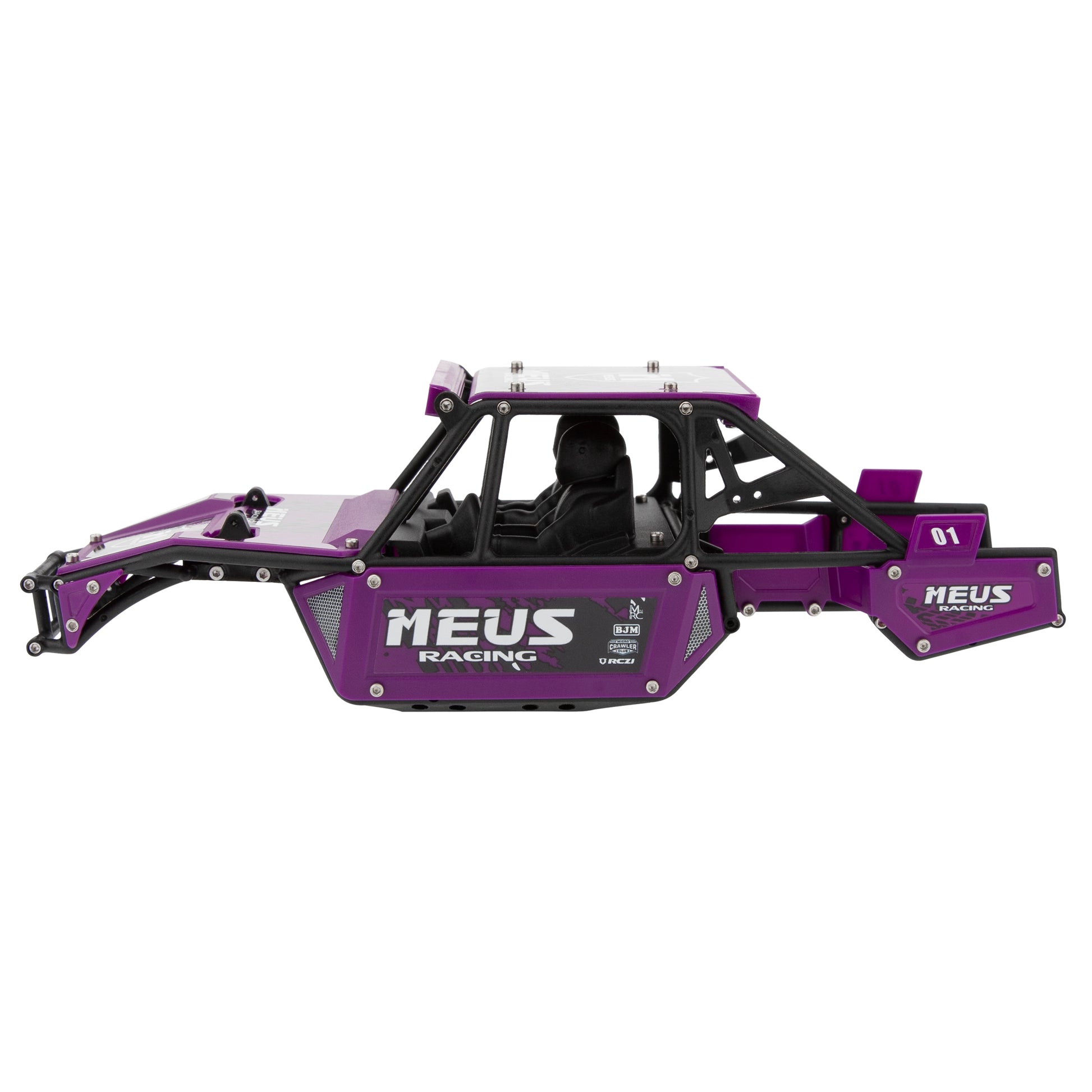 Purple SCX24 Mantis Roll Cage Chassis Body Shell