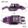 Purple SCX24 Mantis Roll Cage Chassis Body Shell Size