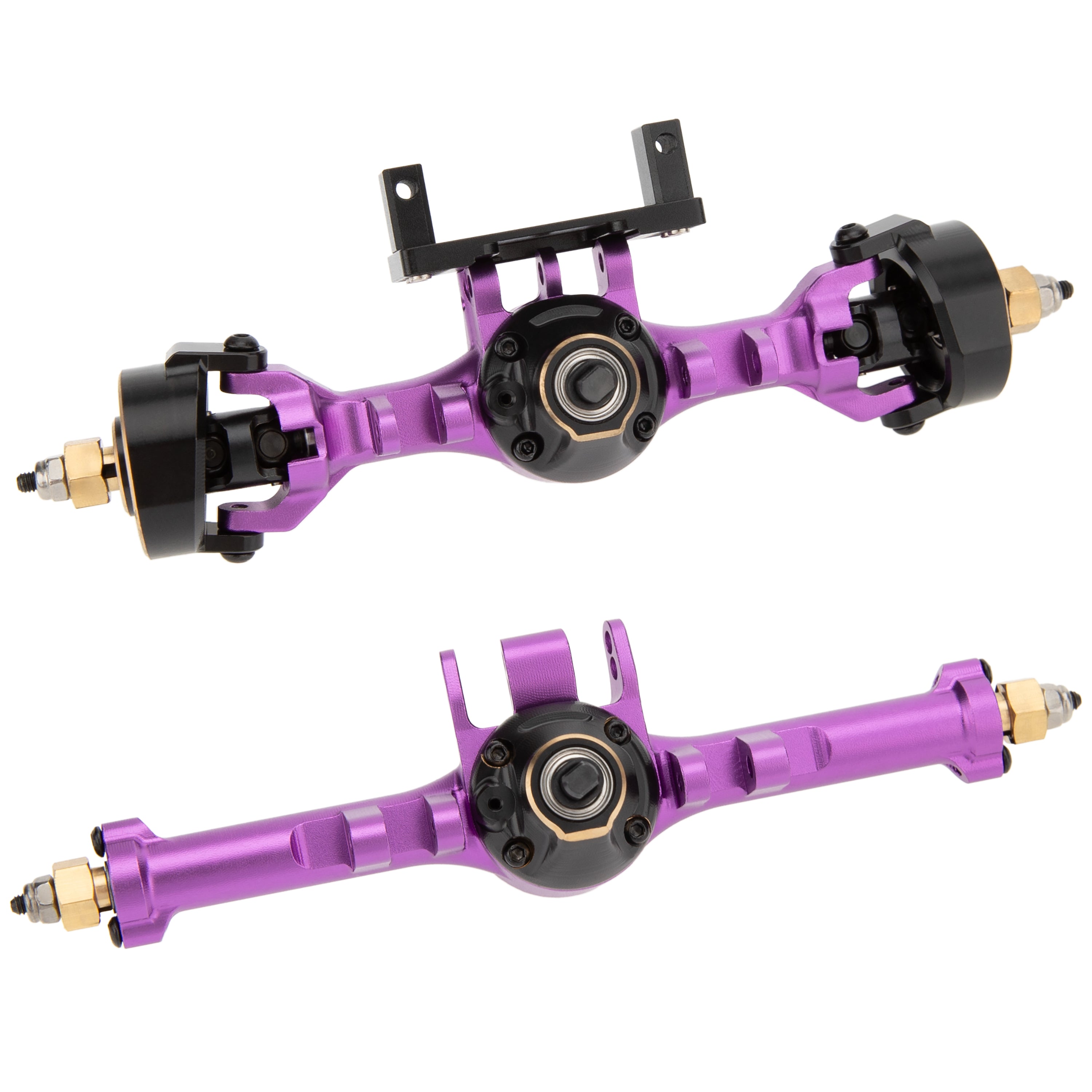 MEUS Racing TRX4M V2 Metal Isokinetic Axles with 3-Section CVD and Adj