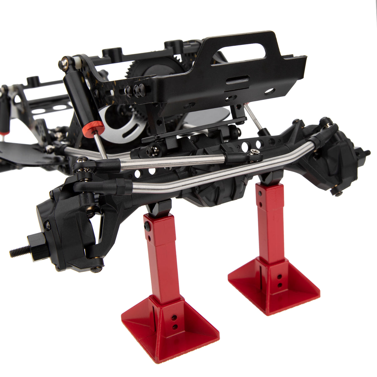 MEUS Racing RC LCG-GOLD RUSH V1 Carbon Fiber Chassis & SCX10 Nylon Por