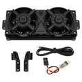 Rear Mount Radiator Cooling Fan with Lights