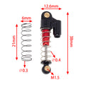  Red Aluminum SCX24 Shocks size