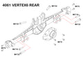 Redcat Vertex-6 rear axle housing explored 