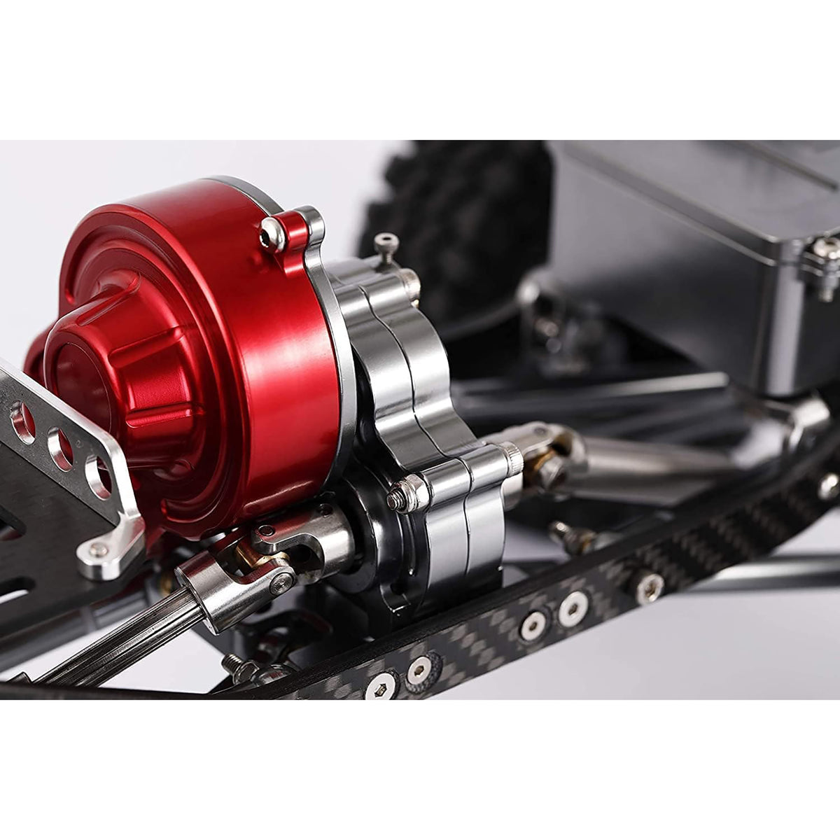 MEUS Racing Complete Transmission Gearbox for 1/10 Axial SCX10 90027 S