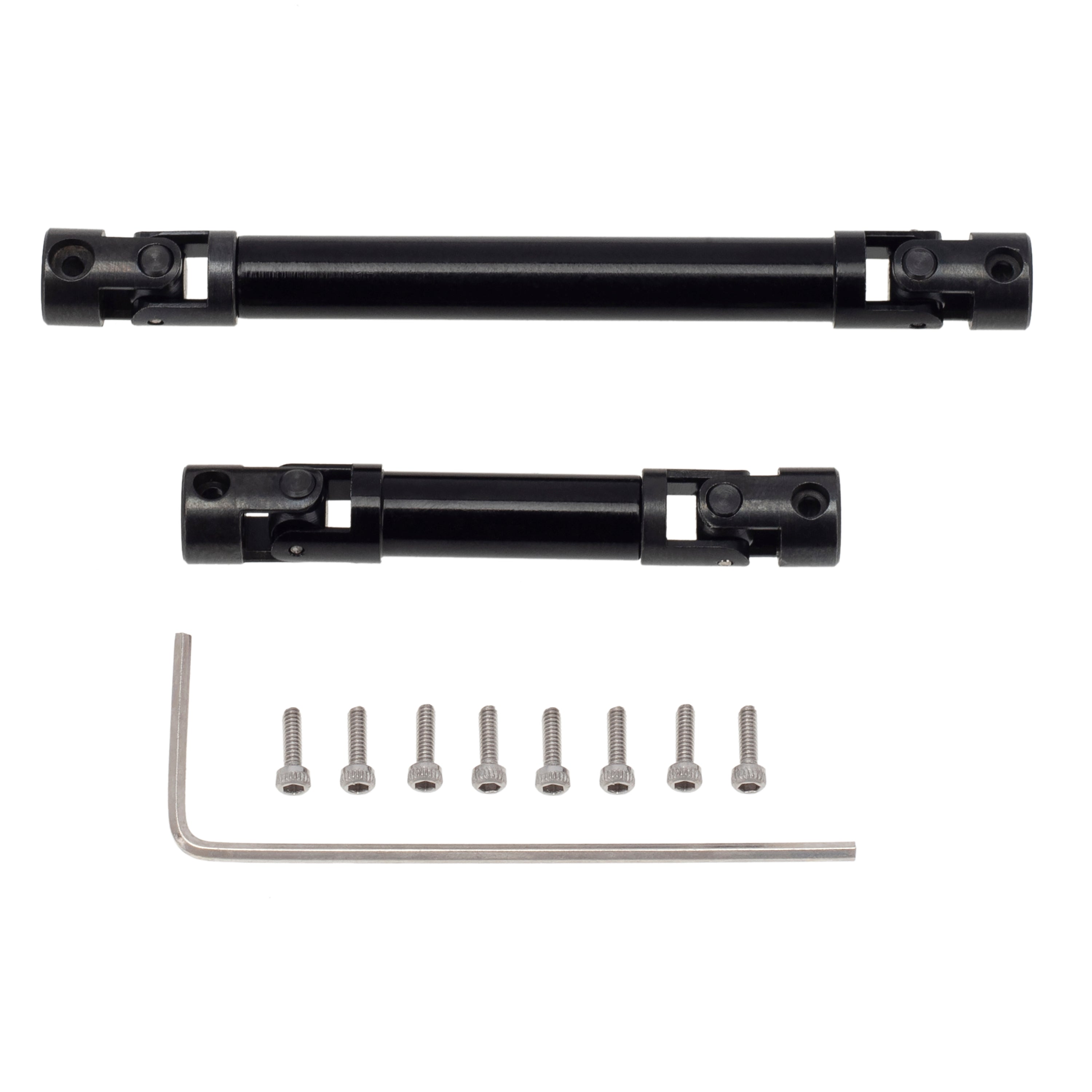 MEUS Racing Steel Front Rear Center Drive Shafts For 1/24 Axial SCX24